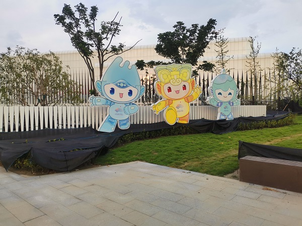 杭州亞運(yùn)會手球館電子圍欄案例